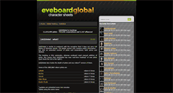 Desktop Screenshot of eveboard.com