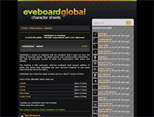 Tablet Screenshot of eveboard.com